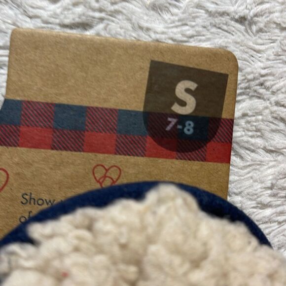 NWT Dearfoams  memory foam, Papa bear slippers size small 7-8 - Picture 3 of 6